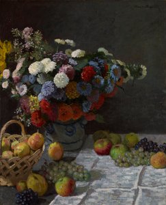 Still Life with Flowers and Fruit, 1869